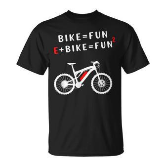 E-Bike Fahrer Geschenk T-Shir Ebike Radfahrer Elektrofahrrad T-Shirt - Seseable