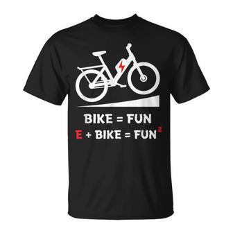 E-Bike Fahrrad E Bike Elektrofahrrad Ebike Spruch T-Shirt - Seseable