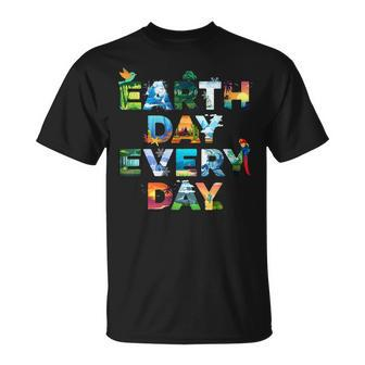 Earth Day Everyday Planet Environmental Animal Unisex T-Shirt | Mazezy