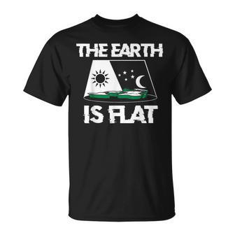 The Earth Is Flat Flat Earth T-shirt - Seseable