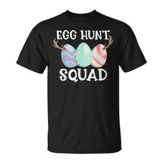 Easter Egg Hunt Squad Funny Happy Hunting Matching Cute Unisex T-Shirt | Mazezy