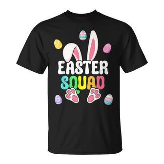 Easter Squad Family Matching Easter Day Bunny Egg Hunt Group V2 Unisex T-Shirt | Mazezy