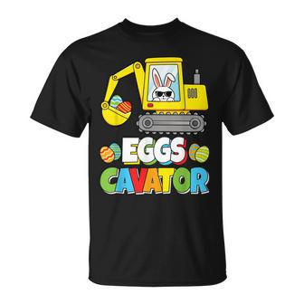 Eggs Cavator Easter Bunny Excavator Boys Toddler T-shirt - Thegiftio UK