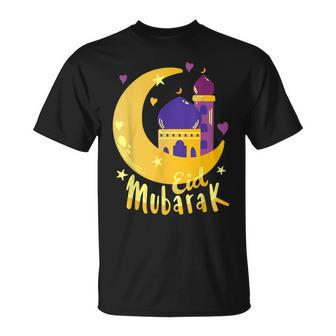 Eid Mubarak - Eid Al Fitr Islamic Holidays Celebration Unisex T-Shirt | Mazezy CA