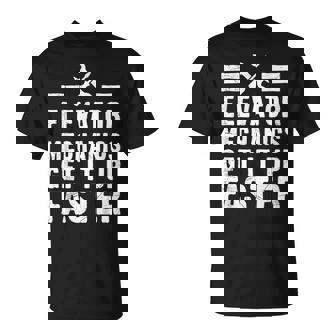 Elevator Mechanic Adult Humor Funny Unisex T-Shirt | Mazezy