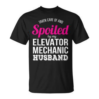 Elevator Mechanic Wife Anniversary T-shirt - Seseable