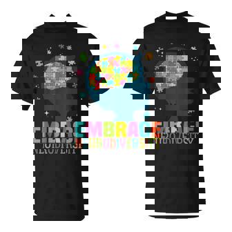 Embrace Neurodiversity Autism Awareness Asd Neurodiversity Unisex T-Shirt | Mazezy