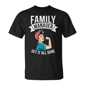 Familienmanager Bekommen Alles Hin Beste Mama Aller Zeiten T-Shirt - Seseable