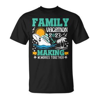 Family Trip Summer Vacation Cruise 2023 Cruise Group Squad Unisex T-Shirt | Mazezy