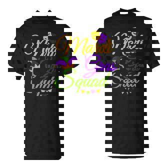 Fat Tuesday Matching Mardi Gras Squad Unisex T-Shirt | Mazezy