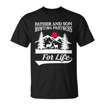 Father And Son Hunting Partners For Life Unisex T-Shirt - Monsterry CA