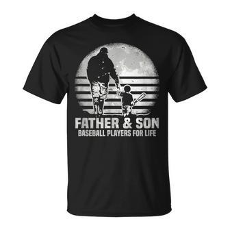 Father And Son Baseball Matching Dad Son T-Shirt - Seseable
