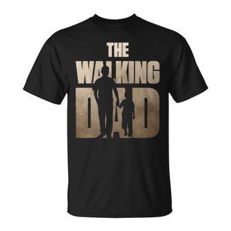 Father Son S The Walking Dad Funny Fathers Day Unisex T-Shirt - Seseable