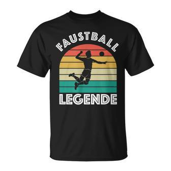 Faustball Legende Für Faustballer Faustballspieler Faustball T-Shirt - Seseable