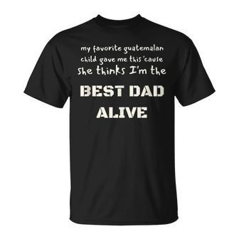 Favorite Dad Best Father My Favorite Child Fathers Day T-shirt - Thegiftio UK