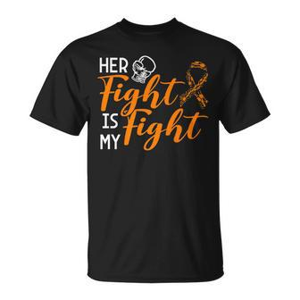Her Fight Is My Fight Multiple Sclerosis Awareness V2 T-Shirt - Seseable
