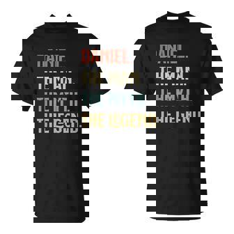 First Name Daniel The Man The Myth And The Legend V2 T-shirt - Thegiftio UK
