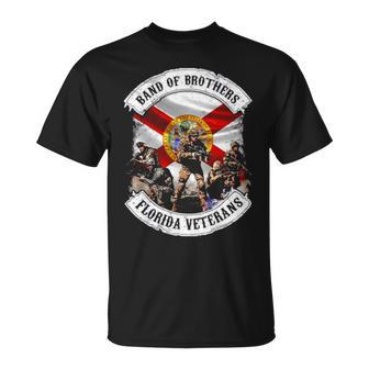 Florida Veterans Wwii Soldiers Band Of Brothers Unisex T-Shirt | Mazezy