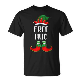 Free Hug Christmas Elf Buddy Matching Family Pajama V2T-shirt - Seseable
