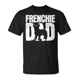 Frenchie French Bulldog Dad Father Papa Fathers Day Gift Unisex T-Shirt | Mazezy