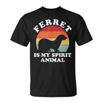 Frettchen Ist Mein Geist Tierliebhaber T-Shirt - Seseable