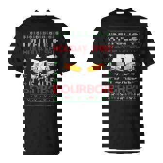 Im Full Of Holiday Spirit Bourbon Ugly Christmas Sweater T-shirt - Thegiftio