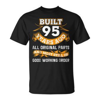 Funny 95Th Birthday Shirts 95 Years Old Gifts Unisex T-Shirt | Mazezy
