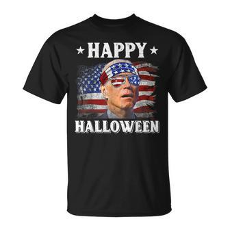 Funny Joe Biden Happy Halloween Confused 4Th Of July 2022 Unisex T-Shirt | Mazezy