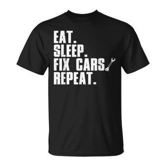 Funny Mechanic For Men Dad Auto Garage Automobile Car Lover Unisex T-Shirt | Mazezy
