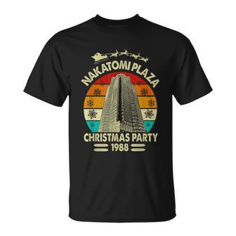 Funny Nakatomi Plaza Christmas Party 1988 Xmas Holiday Unisex T-Shirt - Monsterry