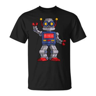 Funny Robot Design For Kids Boys Girls Robotics Bot Lovers Unisex T-Shirt | Mazezy