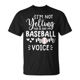 Funny S For Women Baseball Mom  Baseball Gift For Womens Unisex T-Shirt