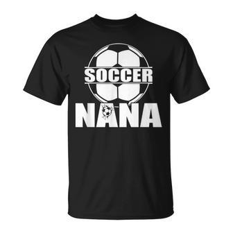 Funny Soccer Nana Soccer Grandma Unisex T-Shirt | Mazezy UK