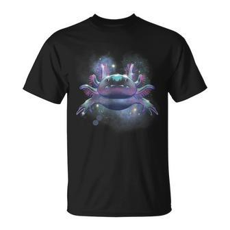 Galaxy Axolotl Weltraumastronaut Mexikanischer Salamander T-Shirt - Seseable