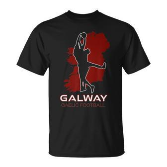 Galway County Irland Sports Fan Irish Gaelic Football Team T-Shirt - Seseable