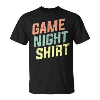 Game Night Boardgaming | For Boardgamers Unisex T-Shirt | Mazezy