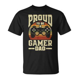 Gamer Dad For Fathers Day Video Games Gamer Unisex T-Shirt | Mazezy