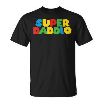Gamer Daddio Super Dad Fathers From Wife & T-shirt - Thegiftio UK