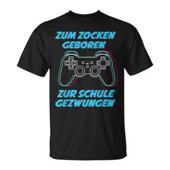 Gamer Videospiele Konsole Ps5 Gaming Geburtstag Zocken T-Shirt - Seseable