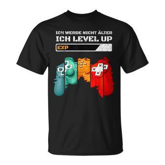 Gaming Zocken Konsole Ps5 Level Up Geburtstag Gamer Spruch V2 T-Shirt - Seseable