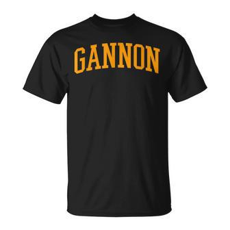 Gannon Athletic Arch College University Style T-Shirt - Seseable