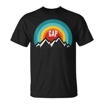 Gap Vintage Retro Sunset Design Unisex T-Shirt | Mazezy