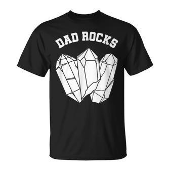 Geologist Dad Rocks Rock Collector Geology T-shirt - Seseable