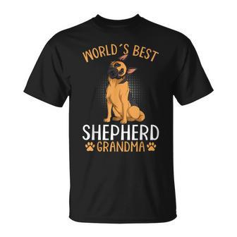 German Shepherd Grandma Dog Women Unisex T-Shirt | Mazezy