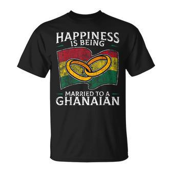 Ghanaian Marriage Ghana Married Heritage Culture Flag Unisex T-Shirt | Mazezy