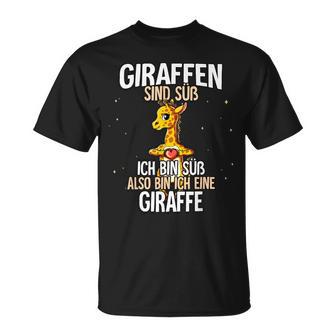 Giraffen Sind Süß Giraffe T-Shirt - Seseable