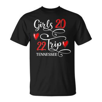 Girls Trip 2022 Tennessee Vacation Beach Group Matching T-shirt - Seseable