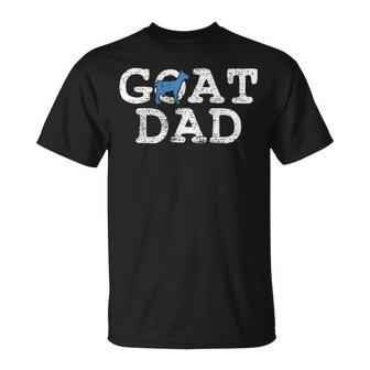 Goat Dad T Fathers Day Farmer Gift Unisex T-Shirt - Seseable