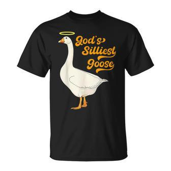 Gods Silliest Goose Goose Meme T-Shirt - Seseable