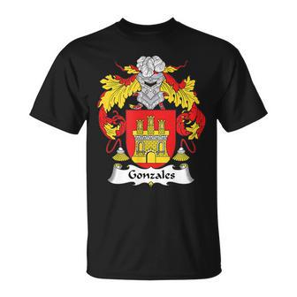 Gonzales Coat Of Arms Crest T-shirt - Thegiftio UK